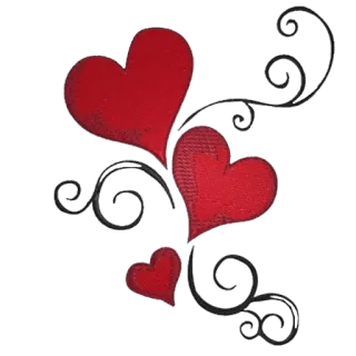 ❤ hearts, love, valentine's day, decoration, romance telegram sticker