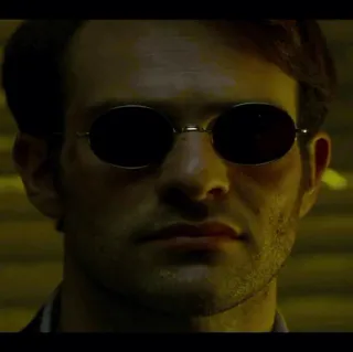 🕶 Daredevil Сорвиголова, Marvel, супергерой, слепой, мститель, мужчина telegram sticker