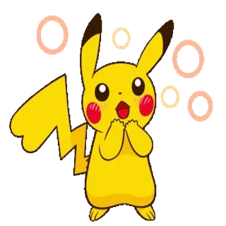 😍 Pikachu pikachu, pokemon, cute, anime, cartoon telegram sticker