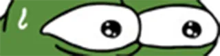 😳 Pepe the Frog meme, frog, pepe, cartoon telegram sticker