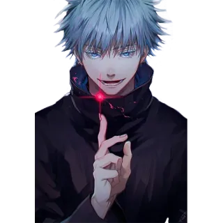 👆 Satoru Gojo Jujutsu Kaisen อนิเมะ, มังงะ, โกโจ, โกโจ ซาโตรุ, มหาเวทย์ผนึกมาร telegram sticker