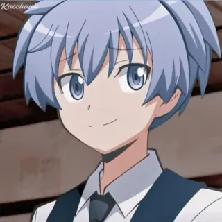 🦕 Nagisa Shiota Assassination Classroom anime, manga, nagisa shiota, assassination classroom, character, smiling telegram sticker