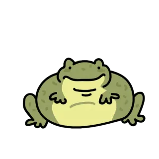 🐸 ếch, động vật, hoạt hình, nhãn dán, lưỡng cư, dễ thương telegram sticker