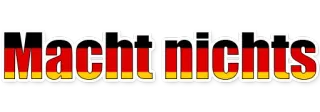 😄 Macht nichts niemiecki, fraza, nie ma problemu, w porządku whatsapp sticker