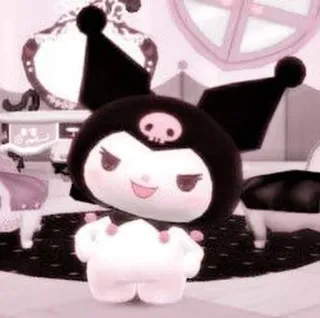 🦕 Kuromi kuromi, sanrio, personagem, fofo, desenho animado, anime whatsapp sticker