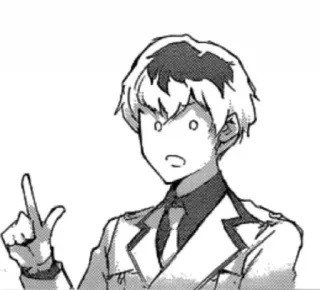 ☕ Anime, Manga, Indicare, Personaggio, Espressione, Ritratto telegram sticker