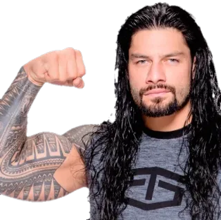 ❤️ Roman Reigns wrestler, athlete, man, sports, fitness telegram sticker