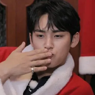 💎 persona, uomo, faccia, natale, coreano whatsapp sticker