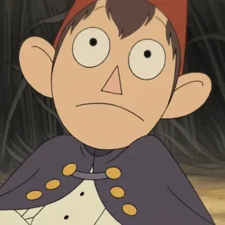 🍫 Wirt Over the Garden Wall 卡通, 角色, 沃特, 花园墙外, 动画 telegram sticker