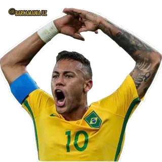 😠 Neymar Neymar, Calciatore, Sport, Brasile, Calcio telegram sticker