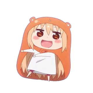 😋 Umaru Doma Himouto! Umaru-chan Anime, Chibi, Umaru, Himouto, Kawaii, Personnage whatsapp sticker
