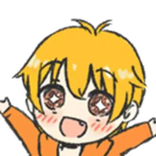 🙆‍♀️ アニメ, かわいい, カワイイ, ステッカー, 漫画 whatsapp sticker