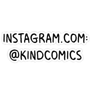 🤝 INSTAGRAM.COM: @KINDCOMICS instagram, quadrinhos, mídias sociais, kindcomics whatsapp sticker
