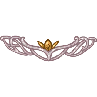 🌿 ornament, gold, leaf, decorative, design, embellishment telegram sticker