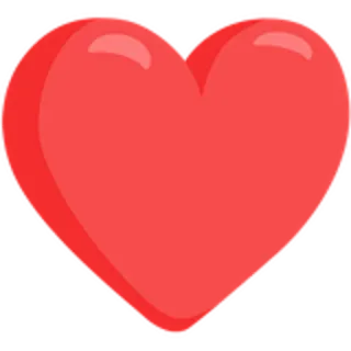 ❤ serce, miłość, czerwony, symbol, emocja telegram sticker