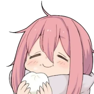 🍙 Anime, Manga, Niedlich, Essen, Mädchen, Fröhlich telegram sticker