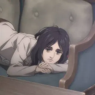 ❤️ Pieck Finger Attack on Titan アニメ, 漫画, ピーク・フィンガー, 進撃の巨人 telegram sticker