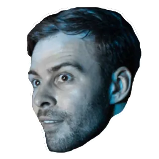 😲 얼굴사진, 남자, 얼굴, 인물사진, 표정 telegram sticker