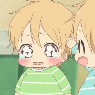 🥺 Anime, Em bé, Khóc, Trẻ con, Dễ thương, Kawaii telegram sticker