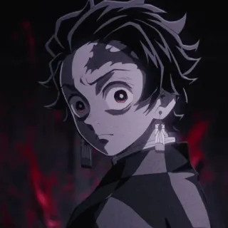 🤬 Tanjiro Kamado Demon Slayer anime, demon slayer, tanjiro, tanjiro kamado, demon whatsapp sticker