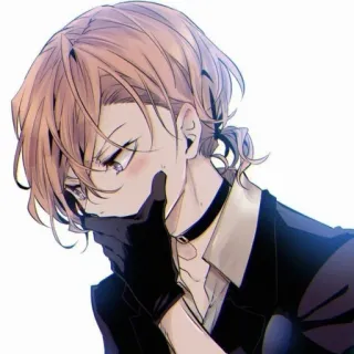 ❤️ Chuya Nakahara Bungou Stray Dogs Anime, Manga, Chuya, Bungou Stray Dogs, Personnage telegram sticker