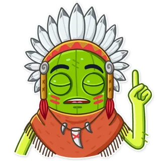 Cowboy Cactus telegram stickers