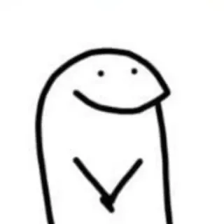 🦦 sticker, character, cartoon, minimalist, drawing whatsapp sticker