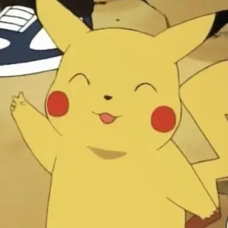 ⚡️ Pikachu Pokemon Cartone animato, Pokémon, Pikachu, Anime, Carino telegram sticker