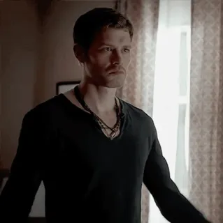 🥐 Klaus Mikaelson The Originals homme, série TV, surnaturel, vampire, The Originals, Klaus Mikaelson telegram sticker
