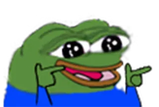 😉 Pepe the Frog Pepe the Frog, meme, internet culture, frog, character telegram sticker