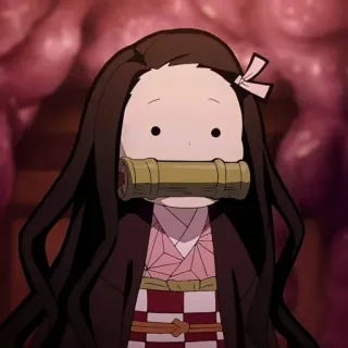 😐 Nezuko Kamado Demon Slayer Anime, Demon Slayer, Nezuko, Nezuko Kamado, süß, Manga, Chibi telegram sticker