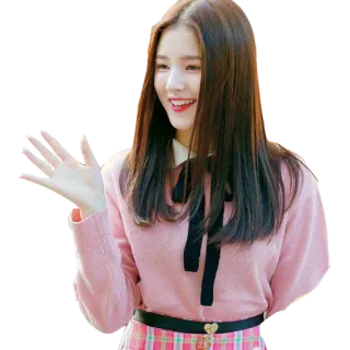 🖐 Nancy K-Pop, Sänger, Asiatisch, lächelnd, Promi, Frau, Mädchen telegram sticker