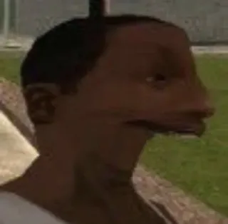 🙃 Carl Johnson Grand Theft Auto: San Andreas CJ, Карл Джонсон, Grand Theft Auto, San Andreas, Персонаж видеоигры whatsapp sticker