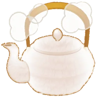 😊 té, tetera, utensilios de cocina, bebida, bebida, bebida caliente whatsapp sticker