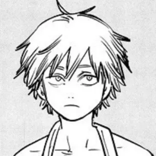 🐚 Denji Chainsaw Man anime, manga, chainsaw man, denji telegram sticker