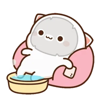 모찌모찌 움직이는 모모냥 12 By @KakaoEmoticon telegram stickers
