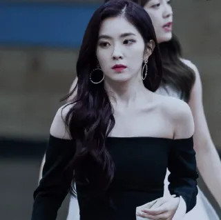 🌨 Irene kpop, chanteuse, idole, femme, portrait, célébrité telegram sticker
