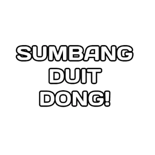😎 SUMBANG DUIT DONG! Indonésien, argent, don, demande whatsapp sticker