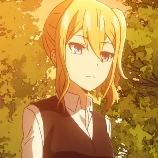 😧 Ai Hayasaka Kaguya-sama: Love Is War Anime, Hayasaka, Kaguya-sama, Love is War, Blond telegram sticker