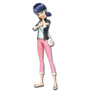 😌 Marinette Dupain-Cheng Miraculous: Tales of Ladybug & Cat Noir Marinette, Ladybug, Anime, Desenho animado, Miraculous Ladybug, Miraculous, Cartoon Network telegram sticker
