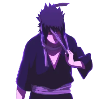 😈 Sasuke Naruto Anime, Manga, Ninja, Uchiha, Sasuke, Naruto whatsapp sticker