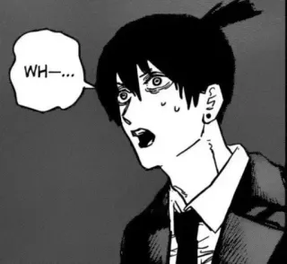 🤍 Aki Hayakawa Chainsaw Man WH-... Anime, Manga, Shock, Aki, Chainsaw Man, Hayakawa whatsapp sticker