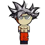 😍 Goku Dragon Ball goku, dragon ball, anime, super saiyan, pegatina, manga telegram sticker