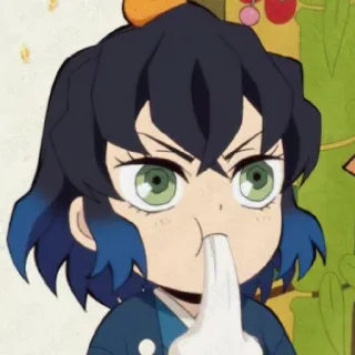 ✨ Inosuke Hashibira Demon Slayer Anime, Demon Slayer, Inosuke, Hashibira telegram sticker
