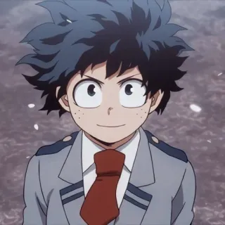😈 Izuku Midoriya My Hero Academia anime, my hero academia, izuku midoriya, deku, hero, manga telegram sticker