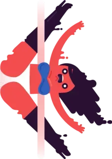 Girls Dansing @stickersb2b whatsapp stickers