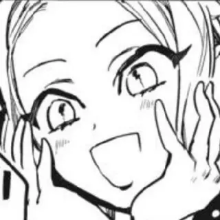 🤍 Anime, Manga, Cartoon, Mädchen, Süß, Lächeln, Fröhlich telegram sticker