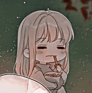 🦔 Kreskówka, Anime, Słodkie, Kobieta, Dziewczyna, Przekąska, Manga telegram sticker