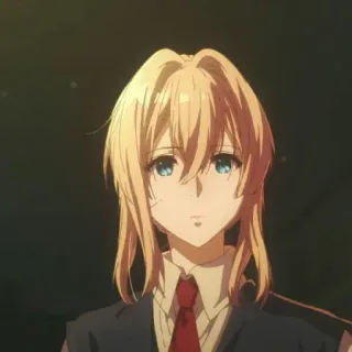 ✨ Violet Evergarden Anime, Personaggio, Ritratto, Violet Evergarden telegram sticker