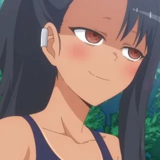 🌟 Nagatoro Don't Toy with Me, Miss Nagatoro Anime, Charakter, Niedlich, Selbstgefällig, Nagatoro, Nagatoro-san whatsapp sticker